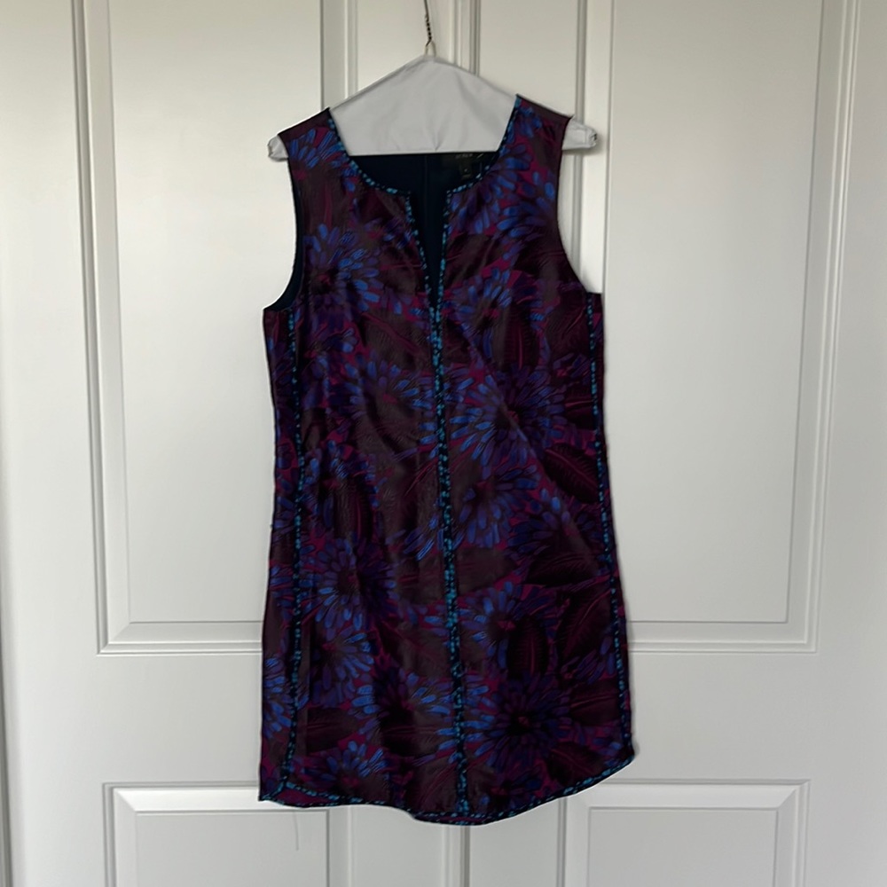 JCrew jacquard shift dress size 6 NWT